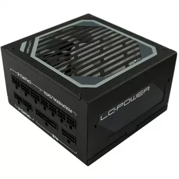 LC Power Super Silent Modular Series LC6550M V2.31 - Maitinimo blokas (vidinis) - ATX12V 2.3 - EPS12V - 80 PLUS Gold - AC 110-240 V - 550 W - aktyvus PFC - Hammered Black