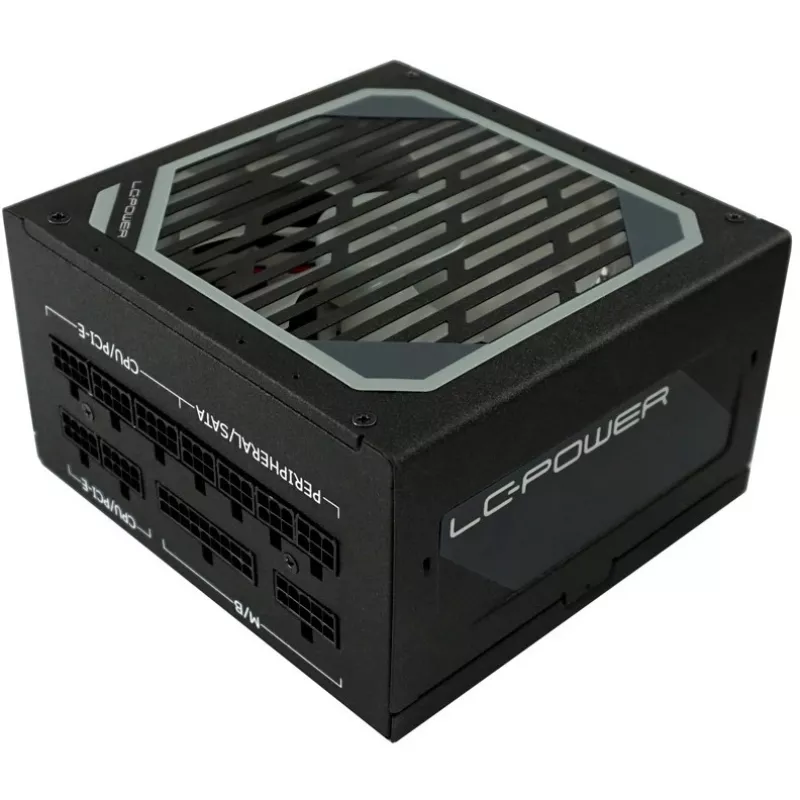 LC Power Super Silent Modular Series LC6550M V2.31 - Maitinimo blokas (vidinis) - ATX12V 2.3 - EPS12V - 80 PLUS Gold - AC 110-240 V - 550 W - aktyvus PFC - Hammered Black