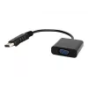 Adapteris DisplayPort į VGA juodas