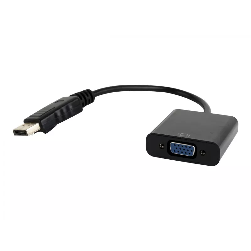 Adapteris DisplayPort į VGA juodas