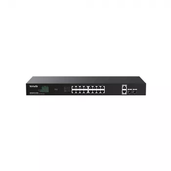 TENDA TEG1120P-16-150W valdiklis PoE+ Gigabit 16x 1Gb/s, 135W PoE biudžetas
