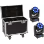 LED prožektorių rinkinys Beam Wash Flower Effect EUROLITE TMH-H240 2x (20000968)