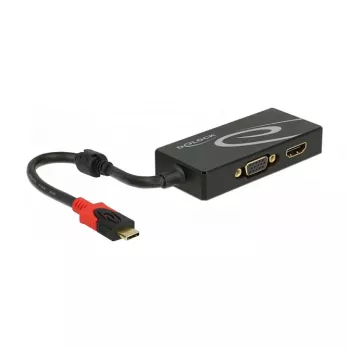 USB grafikos adapteris DeLOCK 87730, 3840 x 2160 pikselių, juodas