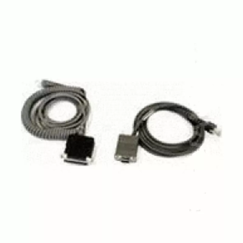 Datalogic CAB-433 RS-232 PWR laidas, DB-9 lizdas, tiesus, 1,8 m, pilkas