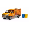 BRUDER MB Sprinter komunalinis šiukšliavežis BR-02682 – mastelio modelis