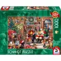 Dėlionė Schmidt Spiele 58872 – 1000 dalių, Kalėdinė scena, nuo 12 m.