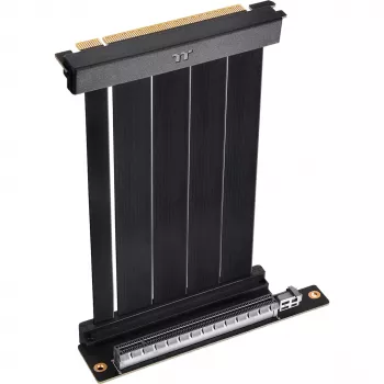 Thermaltake PCI-E 4.0 130 mm dvigubas 90 laipsnių kampu lenktas prailginimo kabelis