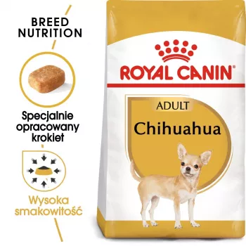Sausas šunų ėdalas Royal Canin Chihuahua Adult 1,5 kg – Vištiena, 28% baltymų, mažų / labai mažų veislių