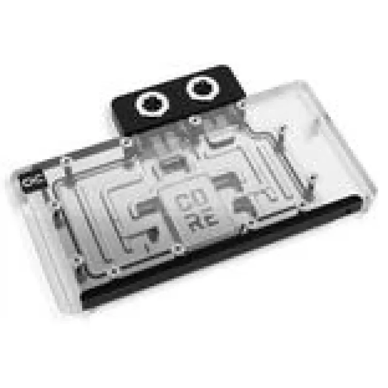 Vandens aušinimo blokas GPU Alphacool Core RX 9070 XT Swift+ Transparent Chrome