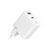 Gembird TA-UC-PDQC65L-W-01 universalus greitasis mobiliųjų įrenginių kroviklis 65W baltas