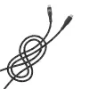 USB Type-C į Type-C duomenų laidas Tellur TLL155471, 1 m, 3 A, 60 W PD, nailono pintas, juodas