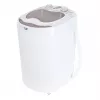 Skalbimo mašina su viršutiniu pakrovimu Adler AD 8055, nešiojama, 3 kg talpa, kreminė, sukamoji valdymo rankenėlė, 150 W