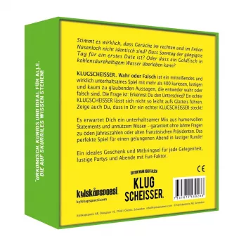 Klugscheisser – True or False Edition, vakarėlių žaidimas