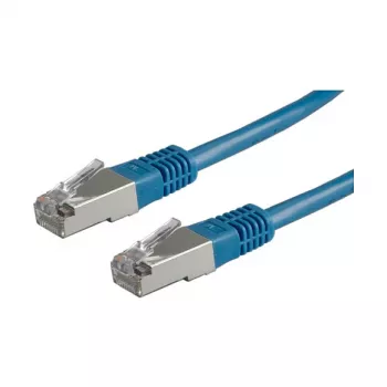 VALUE Patch Cable Cat.6 Class E S/FTP PiMF Blue 5m