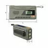 Nešiojamas FM radijas MANTA RDI401G su saulės baterija, dinaminiu sukimu, 4000–4500 mAh akumuliatoriumi, 5V USB išėjimu, 3W, žibintuvėliu