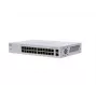 Cisco CBS110 nevaldomas 24 prievadų GE jungiklis su 2x 1G SFP bendrinamais prievadais