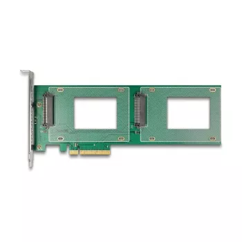 DeLOCK 90151 Vidinė PCIe U.2 adapterio plokštė su LED indikatoriais