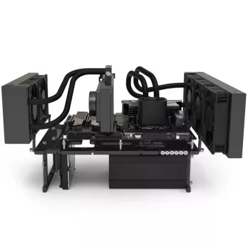 Benchtable Streacom BC1 V2 juodas ATX aliuminis