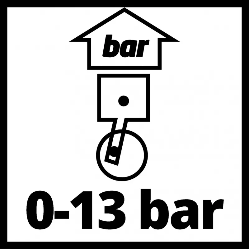 Einhell 4133115 Skaitmeninis slėgio matuoklis padangoms 0-13 bar