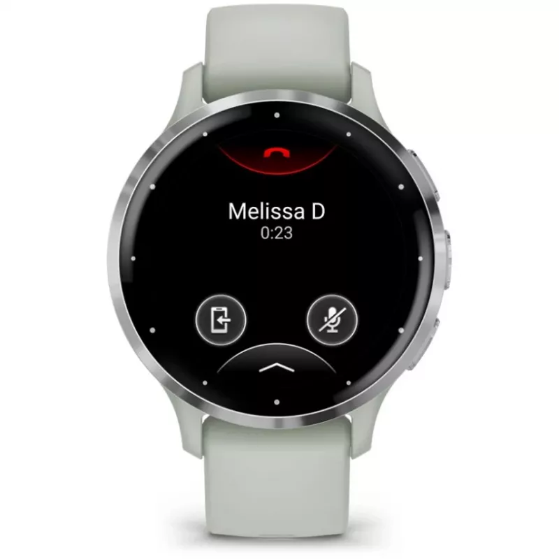 Garmin Venu 3S 3,05 cm (1,2 inch) AMOLED 41 mm skaitmeninis jutiklinis ekranas 390 x 390 pikselių pilka, sidabrinė Wi-Fi GPS