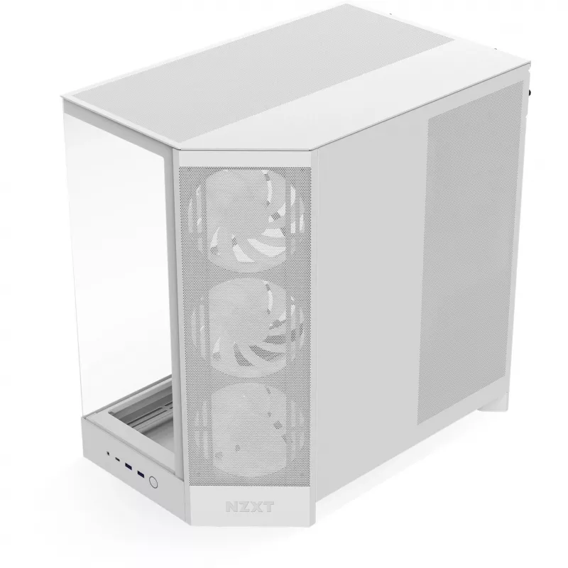 Korpusas NZXT H9 Flow RGB Midi Tower Baltas