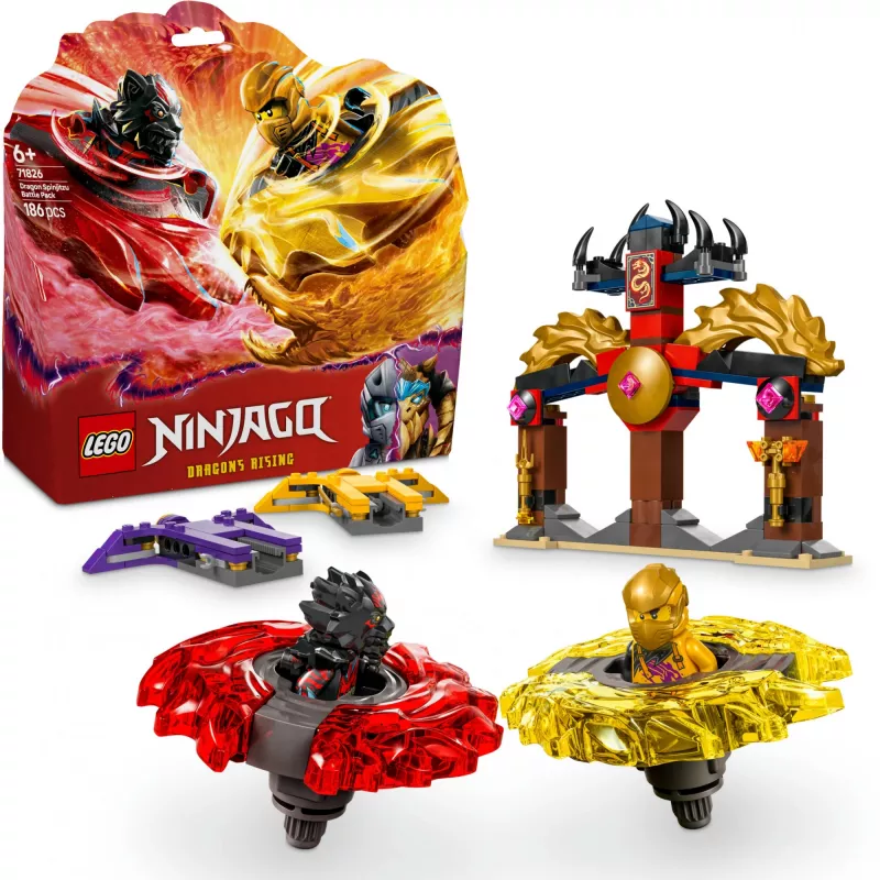 LEGO NINJAGO 71826 Dragon Spinjitzu kovos rinkinys