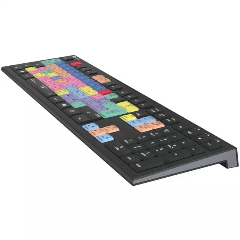 Logickeyboard ASTRA 2 apšviesta klaviatūra Adobe Premiere Pro CC vokiškam išdėstymui (LKB-PPROCC-A2PC-DE)