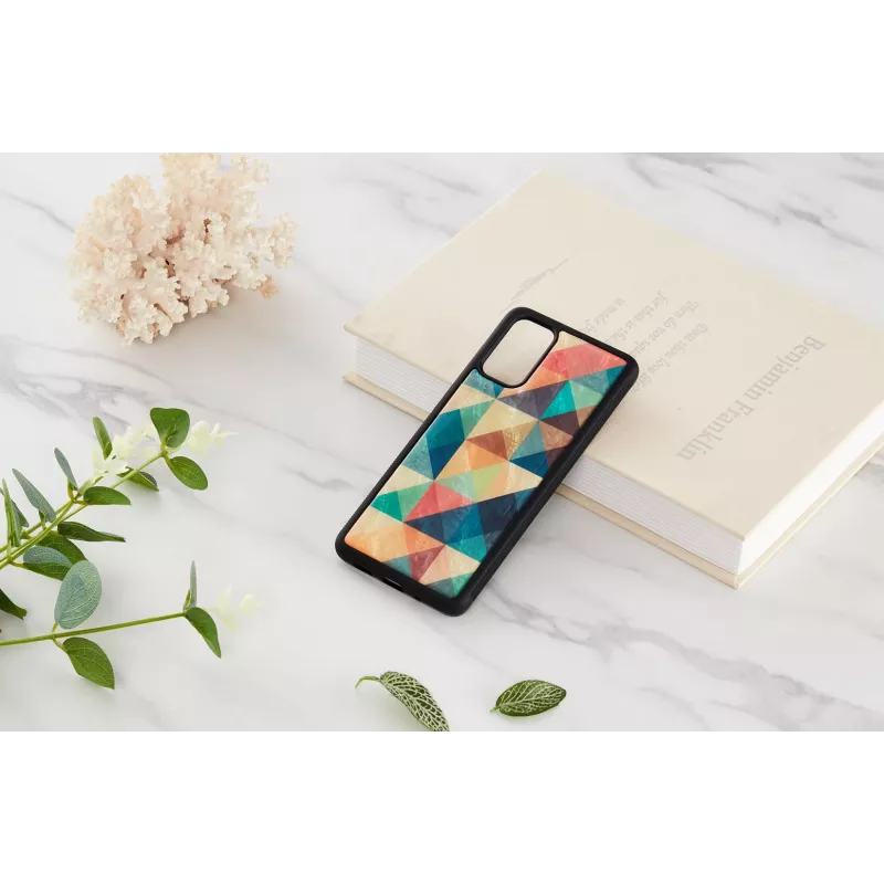 Apsauginis dėklas iKins Samsung Galaxy S20+ mozaikinis juodas
