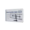 Gembird MS-D2ST-02 Monitorinis stovas (rotacija, pakreipimas, pasukimas), 13”–32”, juodas