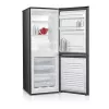 Šaldytuvas su šaldikliu MPM MPM-215-KB-39/E — 215 L, apatinis šaldiklis, tamsus inox, reversinės durelės, LED apšvietimas