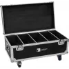 Transportinis dėklas Flightcase Roadinger PLL-384 4 LED šviestuvams, tvirtas dizainas