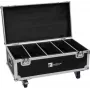 Transportinis dėklas Flightcase Roadinger PLL-384 4 LED šviestuvams, tvirtas dizainas