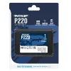 2,5 colio SATA III SSD PATRIOT P220 1 TB — 550/500 MB/s, 50k IOPS, 7 mm