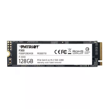 Patriot Memory P300P128GM28 vidinis kietojo kūno diskas M.2 128 GB PCI Express NVMe