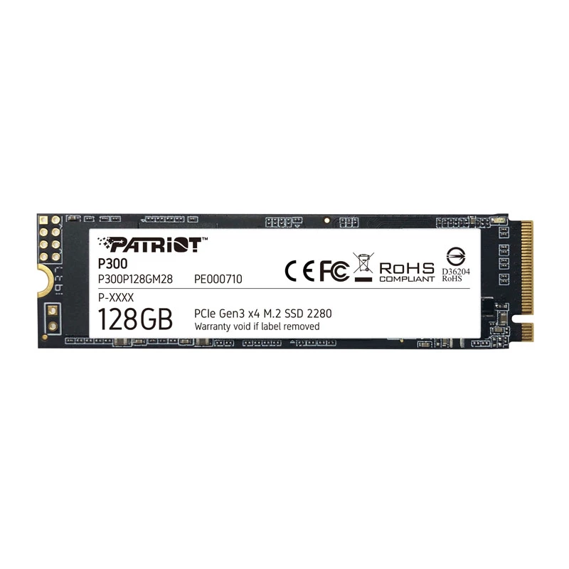 Patriot Memory P300P128GM28 vidinis kietojo kūno diskas M.2 128 GB PCI Express NVMe