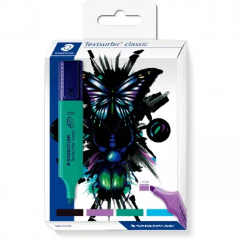 Staedtler Textmarker classic cool & cute Design 4 vnt. rinkinys