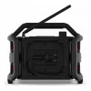 PerfectPro ROCKPRO RP2 darbo vietos radijas, DAB+/FM, 30 W, 4000 mAh akumuliatorius, juodas/raudonas