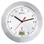 Laikrodis kvarcinis Bresser Optics MYTIME BATH RC Circle sidabrinis baltas