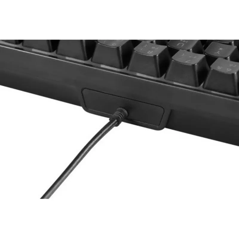 Deltaco Gaming DK240 mini 60% USB, RGB juoda klaviatūra