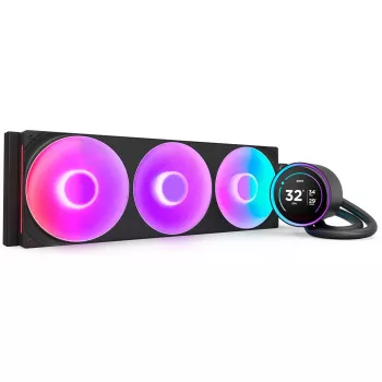 NZXT Kraken Elite 420 RGB 420 mm skysčio aušinimo komplektas juodas