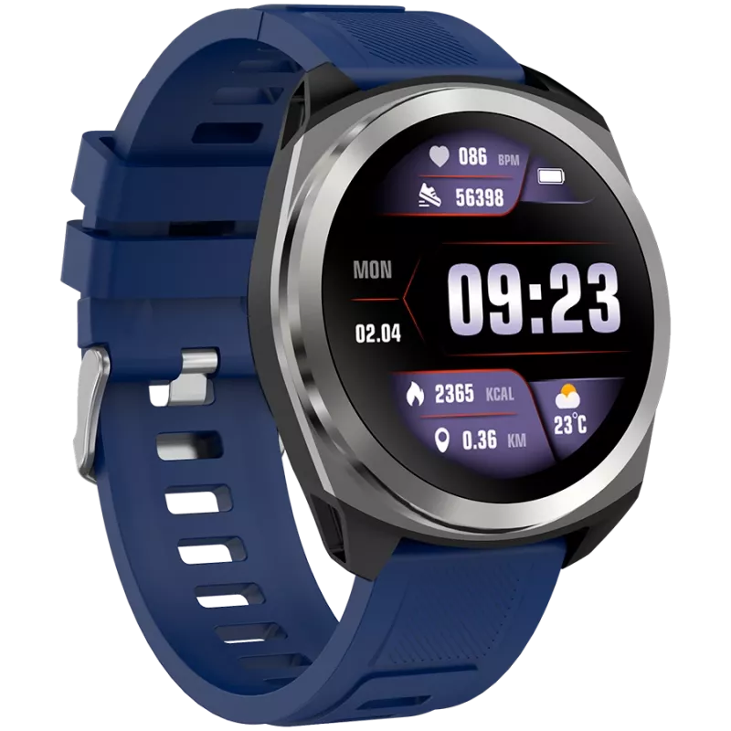 Canyon SW-83 Maverick – išmanusis laikrodis su GPS, BT, 1.32 colių spalvotu LCD ekranu, IP68