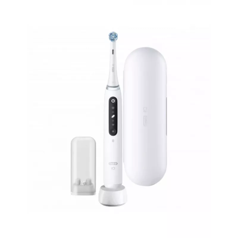 Oral-B IO5 elektrinis dantų šepetėlis su krepšiu Quite White 1 vnt.