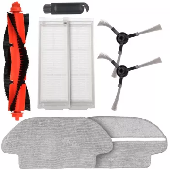 Priedų rinkinys: šepečiai, volai, filtrai, šluostės Xiaomi ir Viomi dulkių siurbliams, tinka Mi Robot Vacuum Mop Pro, Viomi V2 V3 SE