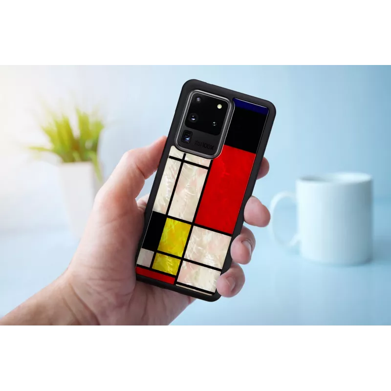 Apsauginis dėklas iKins Samsung Galaxy S20 Ultra Mondrian Black