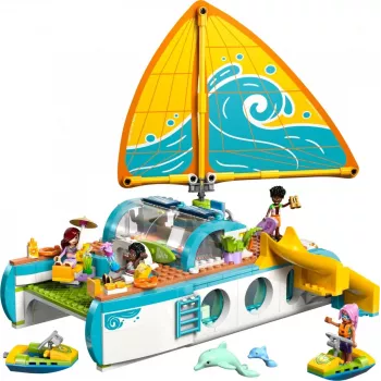 LEGO Friends kelionių laivo nuotykių rinkinys 42664 – 685 dalių, 4 minilėlės, nuo 8 metų