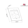 Maclean MC-676 Apsauginis laikiklis iPad 2/3/4/Air/Air2 nuo vagystės su rankena