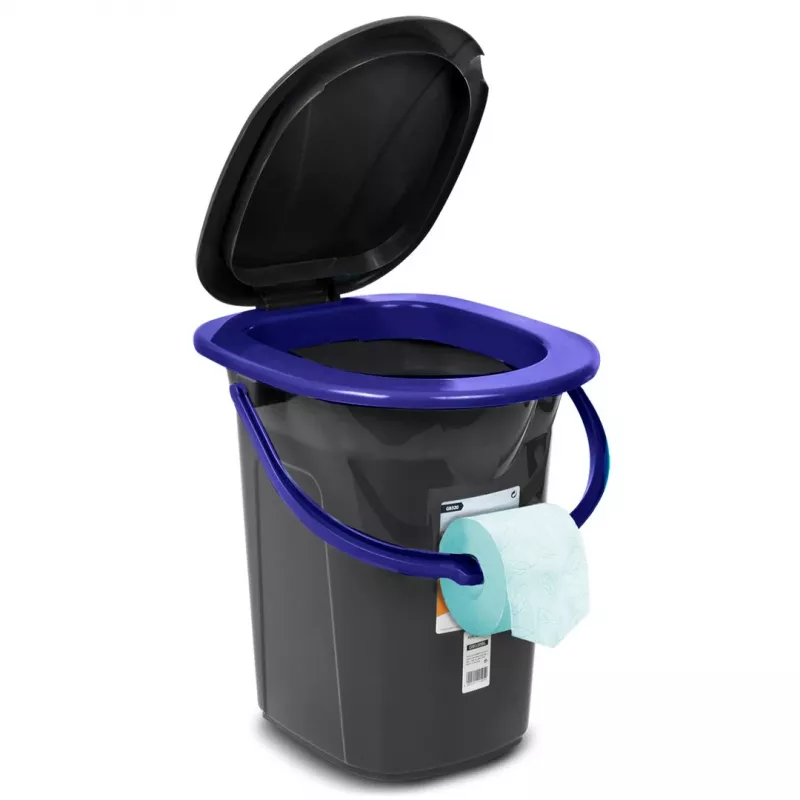 Atliekų talpa Greenblue GB320BB juoda mėlyna plastikinė 19L