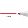 Markeris Staedtler Lumocolor 351 baltos lentos, 6 vnt., kulkos formos antgalis