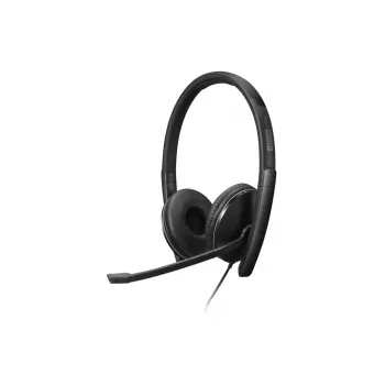 Lenovo 4XD1P83425 ausinės / headset, laidinės, ant galvos, skambučiams / muzikai, USB-A, juodos