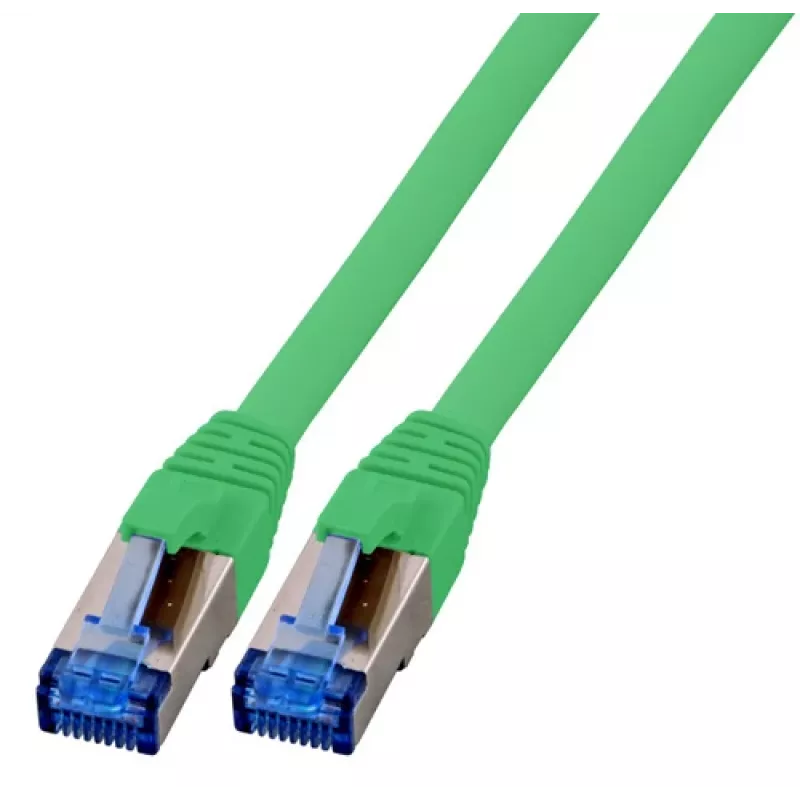 EFB-Elektronik RJ45 jungiamasis kabelis Cat.6A S/FTP TPECat.7 Raw Cable superflex Žalias 1,5m